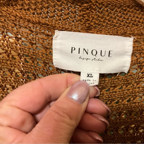 Pinque Annaleigh Long Textured Cardigan Sweater - Picture 10 of 10